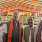ओडिशा के नवगठित भाजपा सरकार के शपथ ग्रहण समारोह में विष्णु देव साय के साथ अरूण साव, बृजमोहन अग्रवाल और पुरंदर मिश्रा शामिल हुए