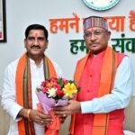 मुख्यमंत्री विष्णु देव साय से केंद्रीय राज्यमंत्री  तोखन साहू ने की सौजन्य मुलाकात,विधायक&nbsp; पुरंदर मिश्रा भी उपस्थित रहे