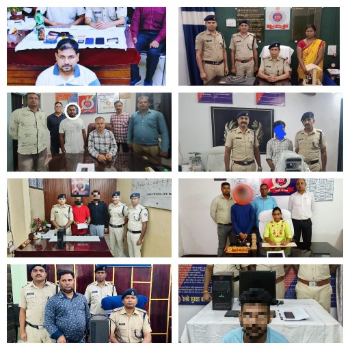 रेलवे सुरक्षा बल (आरपीएफ) दक्षिण पूर्व मध्य रेलवे, बिलासपुर द्वारा अवैध टिकट दलालों के विरूद्ध विशेष अभियान चलाकर 14 अवैध टिकट दलालों को किया गया गिरफतार”