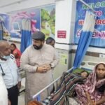 पटैता के बच्चों का टीकाकरण के उपरांत स्वास्थ्य खराब होने की सूचना पर  प्रबल प्रताप सिंह जूदेव जिला चिकित्सालय बिलासपुर पहुँचकर पीड़ित बच्चों के परिजनों को हरसंभव मदद का भरोसा दिया