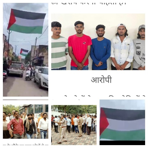 ईद में तारबहार मोहल्ले में फिलिस्तीन झंडा फहराया, पुलिस ने 5 लोगों को गिरफ़्तार किया, हिंदू संगठन का भरी विरोध