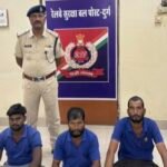 दुर्ग रेलवे सुरक्षा बल ने तीन अवैध वेंडरों पर की कार्यवाही