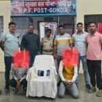 रेसुब मंडल टास्क टीम गोंदिया ट्रेन से मोबाइल चोरी करने वाले दो चोरो को पचास हजार की 4 मोबाइल के साथ किया गिरफ्तार