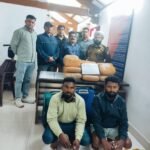आरपीएफ अपराध गुप्तचर शाखा नागपूर की बड़ी कार्यवाही, पूरी अहमदाबाद एक्सप्रेस में सफर कर रहे यात्री से 47 किलो.गांजा के साथ दो व्यक्ति पर कार्यवाही की