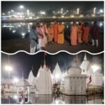 देव उठनी एकादशी पर्व पर नर्मदा तट पर किया जाएगा ग्यारह हजार दीपदान  अमरकंटक संत मंडल द्वारा रामघाट तट का किया गया अवलोकन