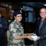 सीआईएसएफ महानिरीक्षक श्रीमति नीलिमा रानी सिंह केऔसुब इकाई के एस टी पी पी कोरबा का द्विवार्षिक निरीक्षण किया
