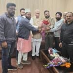 केरल के राज्यपाल आरिफ मोहम्मद खान से भारतीय जनता पार्टी अल्पसंख्यक मोर्चा के प्रतिनिधिमंडल ने की भेंट