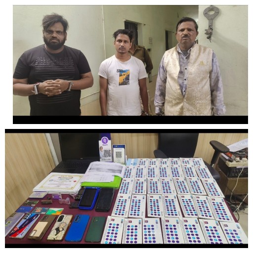 ट्रेडिंग स्कैम के शातिर आरोपियों को पकड़ने में रायगढ़ पुलिस को मिली बड़ी सफलता**शेयर ट्रेडिंग के नाम पर तमनार में 01 करोड़ 12 लाख की ठगी को दिया था अंजाम*
