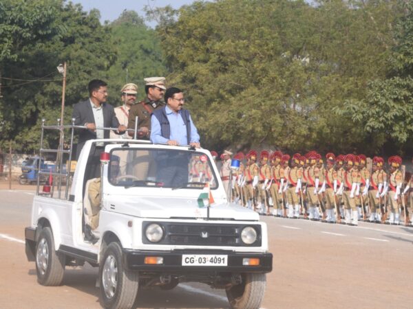 गणतंत्र दिवस समारोह का अंतिम फुल ड्रेस रिहर्सल*  *वित्त मंत्री श्री ओपी चौधरी होंगे मुख्य अतिथि*