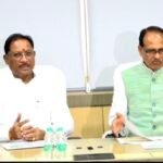 केंद्रीय कृषि एवं किसान कल्याण तथा ग्रामीण विकास मंत्री  शिवराज सिंह चौहान और मुख्यमंत्री  विष्णु देव साय मंत्रालय में समीक्षा के लिए पहुंचे