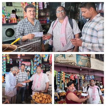 कलेक्टर बिलासपुर के निर्देश पर खाद्य एवं औषधि प्रशासन ने कोटपा एक्ट के तहत 10 दुकानों पर की कार्यवाही