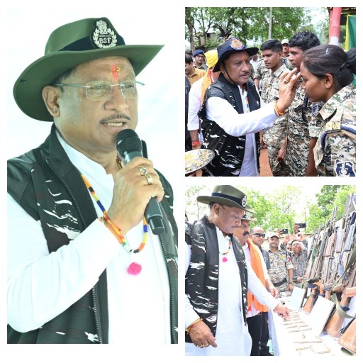 जवानों के बुलंद हौसलों से मिटेगा नक्सलवाद का कलंक: मुख्यमंत्री श्री विष्णु देव साय*  *मुख्यमंत्री श्री साय ने बासिंग स्थित बीएसएफ कैम्प पहुंचकर की जवानों की हौसला अफजाई*  *कहा- फोर्स के अदम्य साहस और शौर्य को नमन*