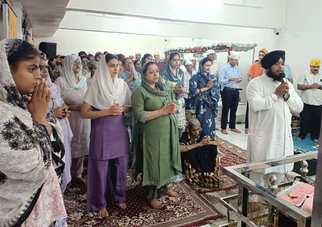 धन गुरु नानक दरबार में संत माता अद्दी अम्मा की मासिक वर्सी हर्षोल्लाह से मनाई गई