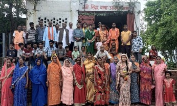 श्री सिद्ध बाबा आश्रम में हरित अमावस्या हरेली के पावन अवसर पर सत्यनारायण जी की कथा का आयोजन