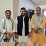 केंद्रीय मंत्री श्री तोखन साहू एवं विधायक श्री धर्मजीत सिंह की दिल्ली में केन्द्रीय मंत्रियों से सौजन्य मुलाकात*  *बिलासपुर एयरपोर्ट, युवा कार्यक्रम एवं खेल सुविधाओं को लेकर हुई सार्थक चर्चा*