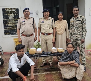 मुखबिर की सूचना पर बापूनगर और जोगीडिपा में कोतवाली पुलिस ने दी दबिश, 5 किलो गांजा बरामद, दो आरोपी गिरफ्तार