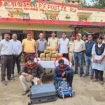गांजा तस्करों से रेसुब एवं आबकारी की टीम ने रेल्वे स्टेशन से सात लाख रु. का गांजा जप्त  कर्मपाल सिंह गुर्जर एवं टीम को मिली शानदार कामयाबी