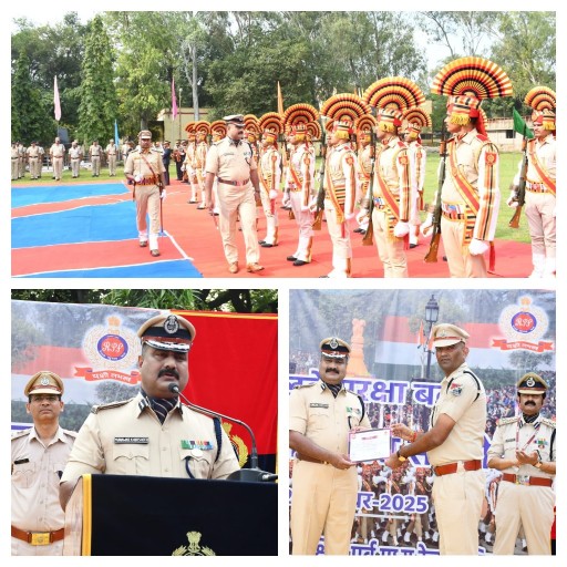 दक्षिण पूर्व मध्य रेलवे में रेलवे सुरक्षा बल स्थापना दिवस-2025 समारोह का आयोजन*
