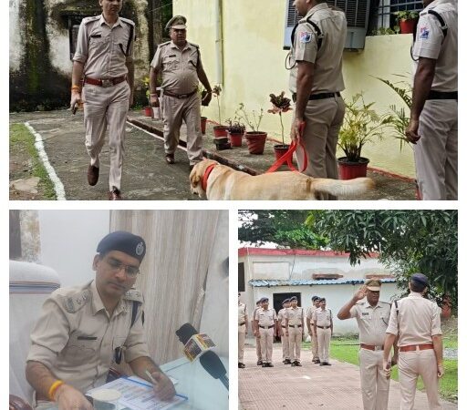 आरपीएफ मंडल सुरक्षा आयुक्त श्री तोमर वार्षिक निरीक्षण करने रायगढ़ पहुंचे, बैरक का किया निरीक्षण, लंबित मामलों में फरार वारंट तामील में रायगढ़ आरपीएफ की पीठ थपथपाई