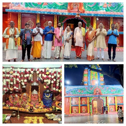 माता चौरा सेवा समिति विष्णु नगर कुदुदण्ड मंदिर में नवरात्रि का पाँचवा दिन  माँ स्कंदमाता की पूजा  विधि विधान से हुई