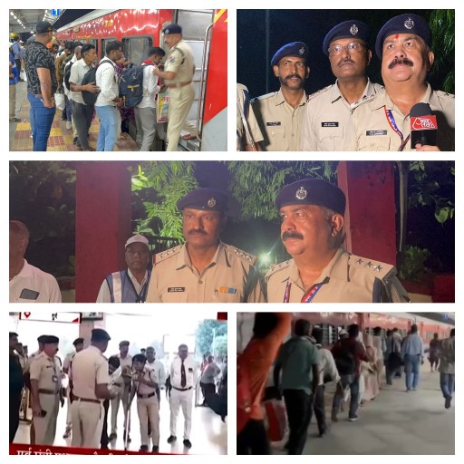 आर पी एफ पोस्ट दुर्ग छठ पर्व पर यात्रियों की सुरक्षा व्यवस्था को लेकर एलर्ट मोड पर