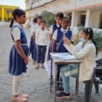 डी.पी. स्कूल भकुर्रा नवापारा में आयुष्मान शिविर का हो रहा संचालन*