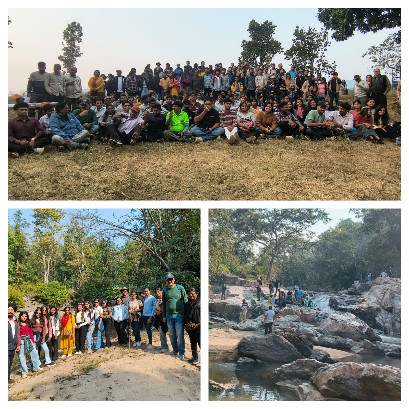 कादल नाला चैतुरगढ़ में ट्रैकिंग एंड ट्रेनिंग प्रोग्राम में 180 प्रतिभागियों के साथ सम्पन्न हुआ.