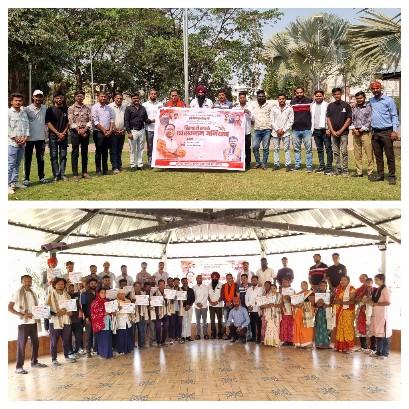 बिलासपुर जिला भाजयुमो शहर अध्यक्ष वैभव गुप्ता  के नेतृत्व में प.मंडल  विष्णु देव साय जी के जन्मदिन पर  सरकार द्वारा चलाये जा रहे योजना के हितग्राही एंव लाभार्थी जनता व सफाई मित्र का किया सम्मान