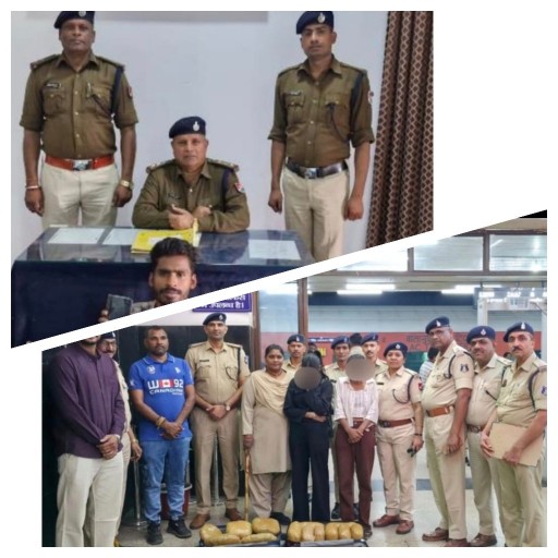 दपूरे.रेलवे सुरक्षा बल द्वारा अवैध गतिविधियों के विरुद्ध प्रभावी कार्यवाही एवं उल्लेखनीय उपलब्धियां*