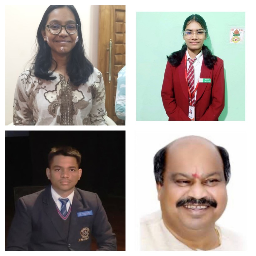 उत्कल ब्राह्मण समाज की बच्चियों ने CBSE board 10 th में परचम लहराया, रायपुर विधायक श्री पुरंदर मिश्रा ने स्नेहा पंडा 97.6%,अमन मिश्रा 97.2%, और आभा दासे 95.5% को शुभकामनाएं दी