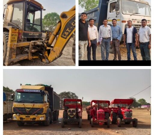 खनिजो के अवैध परिवहन पर सकरी, गनियारी, तुरकाडीह, कोनी, मस्तूरी, पचपेड़ी, जोंधरा, गोपालपुर, कुकुरदिकला, भिलोनी, मानिकचौरी क्षेत्र में कलेक्टर के निर्देश पर ताबड़तोड़ कार्रवाई*  *2 हाइवा व 3 ट्रैक्टर ट्राली और 70 ट्रैक्टर अवैध डंप रेत जब्त