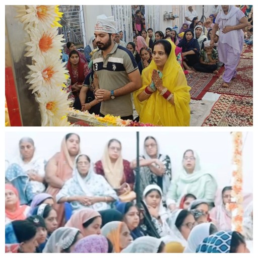 धन गुरु नानक दरबार में भाई साहब मेहरबान सिंह साहब की मासिक वरसी के शुभ अवसर पर महान कीर्तन दरबार एवं सुखमणि साहिब का पाठ किया गया