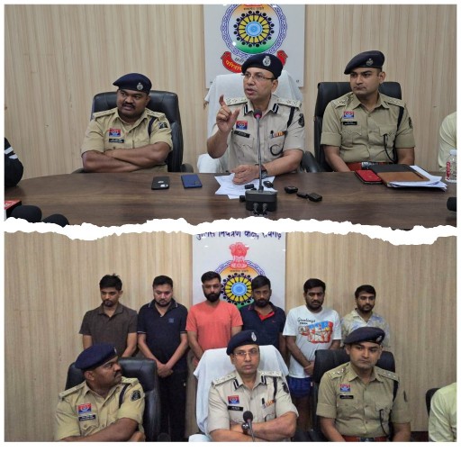 मध्य भारत के सट्टा नेटवर्क पर रायगढ़ पुलिस का निर्णायक प्रहार, ऑनलाइन सट्टा माफिया के पूरे नेटवर्क को जड़ से खत्म करना जारी रहेगी- एसएसपी शशि मोहन सिंह,गोवा में किराए के विला पर रेड, छह बड़े सट्टा संचालक -अमित मित्तल, मोहित सोमानी, बाबू खंडेलवाल और उसके साथी गिरफ्तार*महादेव सट्टा के तर्ज पर क्रिकेट सट्टा सिंडिकेट के अप-लिंक और आर्थिक चैनल पर पुलिस की पैनी नजर*