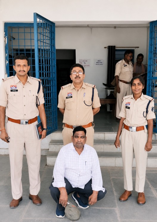 पुसौर पुलिस की कार्रवाई, भूमि बिक्री के नाम पर 27 लाख रुपये की धोखाधड़ी करने वाला आरोपी गिरफ्तार*