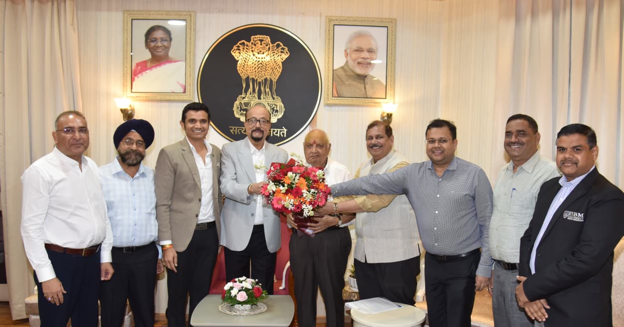 राज्यपाल श्री डेका से निजी विश्वविद्यालयों के पदाधिकारियों ने की भेंट*