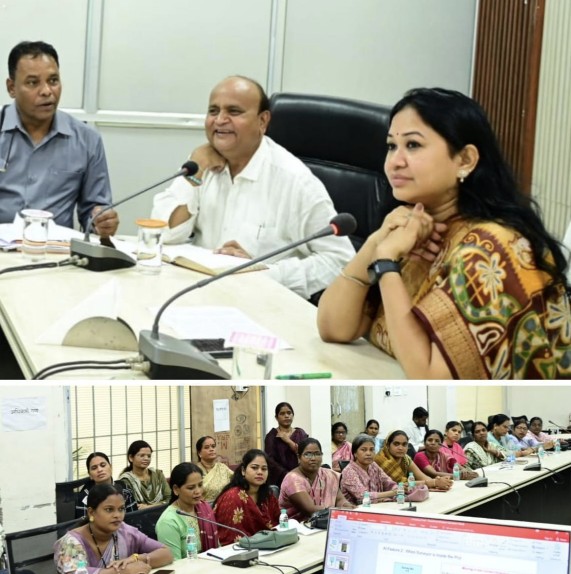 कलेक्टर ने आश्रम छात्रावास के बच्चों के सर्वाँगींण विकास के लिए ली समीक्षा बैठक*बालक-बालिका को पालक की तरह ध्यान देने और अनुशासन का पालन कराने के निर्देश*