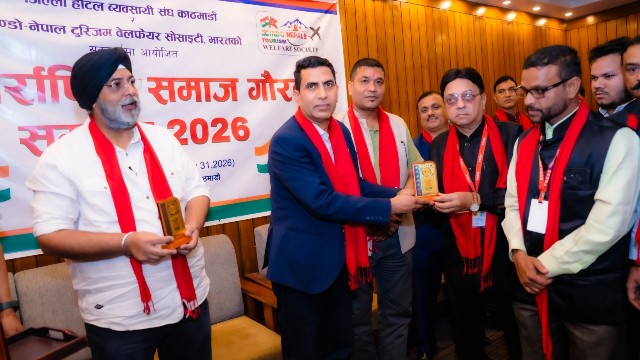 नेपाल देश में छत्तीसगढ़ को मिली नई उड़ान,वरिष्ठ पत्रकार अशोक अग्रवाल को मिला ‘अंतर्राष्ट्रीय समाज गौरव सम्मान–2026’